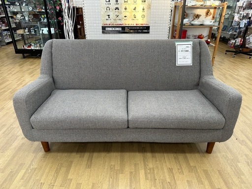 ドリーム川西店御来店限定】☆ジモティー見たよ♪割引☆2Pソファ