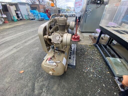 北海道】 東芝 エアーコンプレッサー SP105-75T8 小型空気圧縮機 10