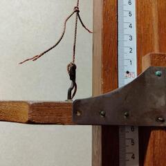 昭和レトロ　木製身長計　アンティーク　昭和保健室　お店　インテリア　