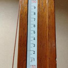 昭和レトロ　木製身長計　アンティーク　昭和保健室　お店　インテリア　