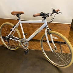 クロスバイク　GRAPHIS 26インチ　ホワイト