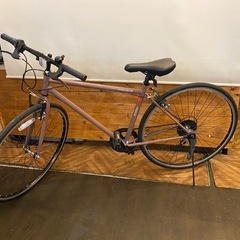 クロスバイク　700c 6速　ココアカラー