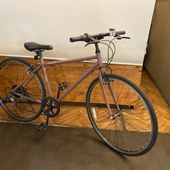 クロスバイク　700c 6速　ココアカラー