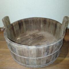 レトロ 樽 桶 アンティーク 昭和レトロ 古物 園芸 花壇 収納