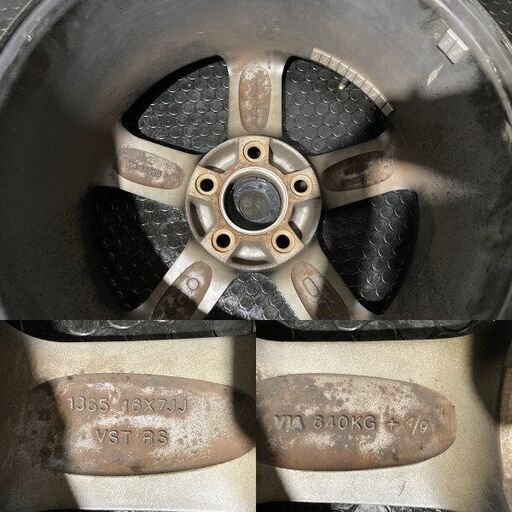 VST RS 社外ホイール 16インチ 4本 7J5HPCD108+49 VOLVO/V40クロス