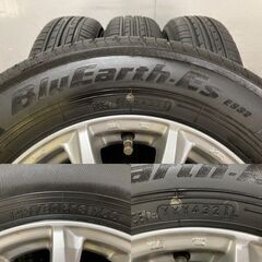 【YOKOHAMA BluEarth-Es ES32 145/80R13】夏タイヤ【Weds JOKER GLIDE 13インチ 4J4HPCD100+45】21年製 バリ溝 タント等　(MTN411) クレジットカード QRコード決済可能