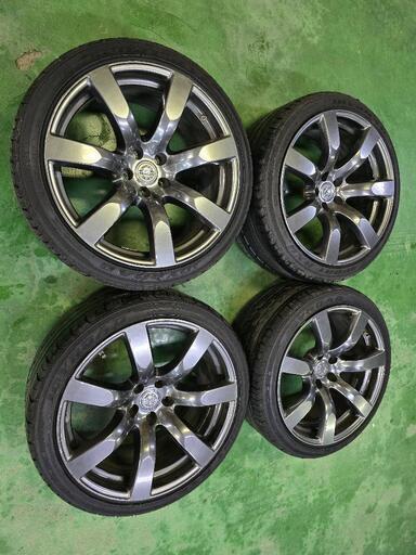 R35純正ホイール 10.5j +25 4本通し