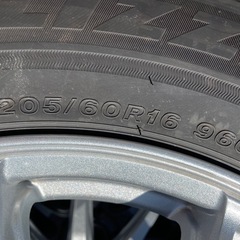 中古【2021年製】 VRX3  205/60/R16  スタッドレスタイヤ4本（ホイール付き） 　ブリヂストン　ブリザック　