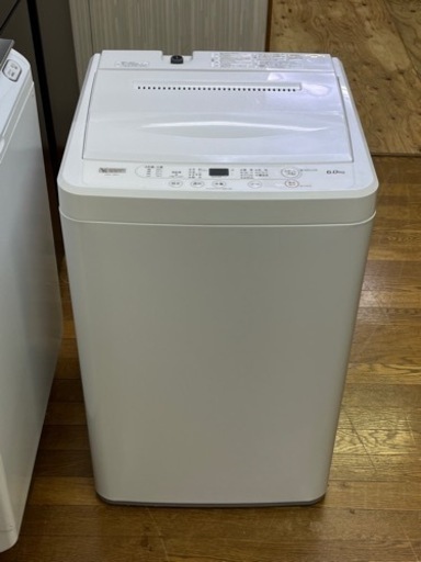 YAMADA SELECT全自動電気洗濯機 6.0Kg YWM-T60H1 ブラック 2022年製 