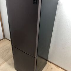 美品 2015年製 SHARP プラズマクラスター冷蔵庫 271L　【糸島市内 送料無料】48272-6-010