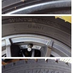 軽用アルミ付スタッドレスタイヤ