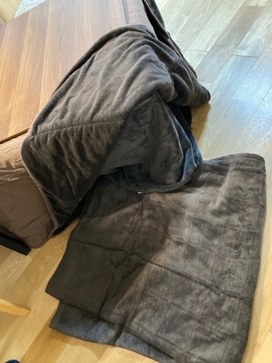 家具調こたつ＆無印こたつ布団3点セット DIY 無印良品こたつの 