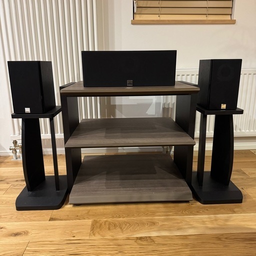 DALI スピーカー  スピーカースタンド ハヤミ工産 オーディオラック 6点セット DALI スピーカー スピーカースタンド ハヤミ工産 オーディオラック 6点