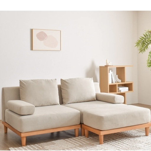 美品 レイコージャパン SHEER 9844 2人掛けソファ 合成皮革 ベージュ レイコージャパン SHEER 9844 2人掛けソファ 合成皮革 ベージュ