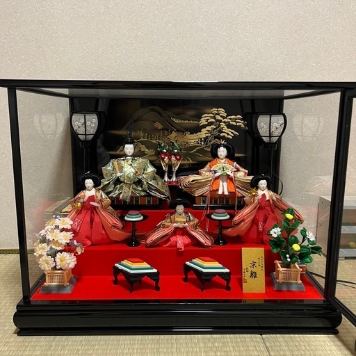 高級雛人形【雛師　平安水宝作✨】ひな壇　桃の節句　3段飾り　お雛様　ひな人形
