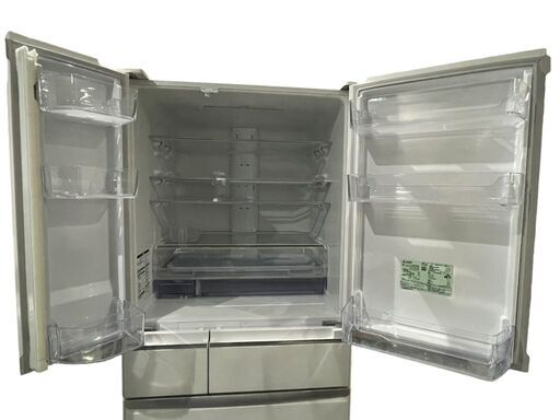 三菱ノンフロン冷凍冷蔵庫 MR-WX70C-W1 2018年製 三菱ノンフロン冷蔵庫