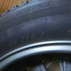 BLIZZAK VRX2◆スタッドレスタイヤ 195/65R16【4本】\'19年製★ブリヂストン 4穴★社外アルミ 16×6J ロッキー