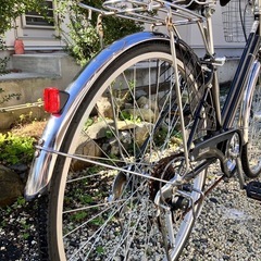 591、シティーサイクル27インチ黒