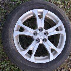 タイヤ付きアルミホイール