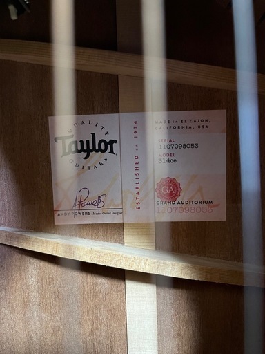 テイラー 314ec ハードケース付き 美品 Taylor 314ce V-class 検索結果