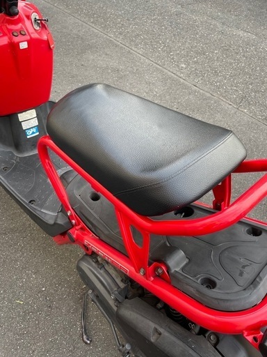 ズーマー 純正のレッド 18,000km台 メンテ済み タイヤバリ山 キャブ車