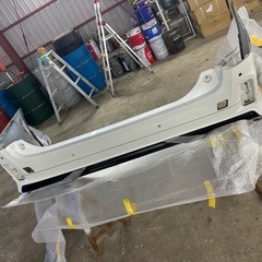 30アルファード リアバンパー モデリスタエアロ付き パールホワイト 後期