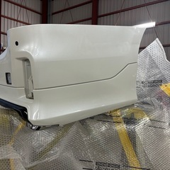 30アルファード リアバンパー モデリスタエアロ付き パールホワイト 後期