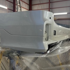 30アルファード リアバンパー モデリスタエアロ付き パールホワイト 後期