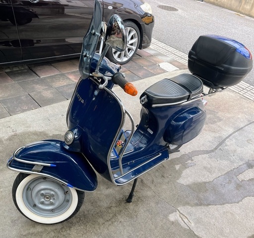 Vespa50s改 ベスパ85㏄ボアアップ　1次減速　フロントスクリーン　リアボックス付き　栃木県　宇都宮 Vespa50s改 ベスパ85㏄ボアアップ 1次減速 フロントスクリーン リア