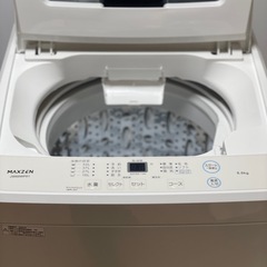🉐セール🉐送料・設置込み可　洗濯機　6kg MAXZEN 2022年
