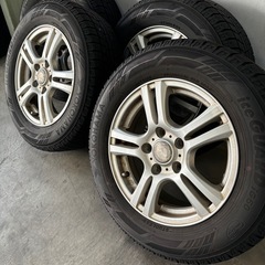 YOKOHAMA ice GUARD iG60 スタッドレス　2021年製造　195/65R15 PCD114.3×5穴　アルミホイール4本セット！　