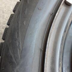 値段交渉可能　鉄ホイール　ブリヂストン　スタッドレスタイヤ　155/65R14 ブリヂストンVRX3　1シーズン使用 ４本で