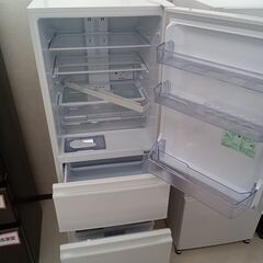 ☆ジモティ割あり☆ MITUBISHI 3ドア冷蔵庫 MR-C33H-W 330L 22年製