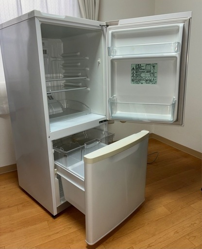 Amazon.co.jp: Panasonic 2ドア冷蔵庫 138L ブラウン NR-B147W-T