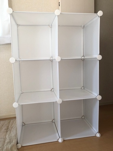 ★ジモティ割あり★デザインラック2×3　BR　高さ (H)82× 幅(W)121× 奥行(D)28【joh 3070】 ☆ジモティ割あり☆デザインラック2×3 BR 高さ (H)82× 幅(W)121× 奥行