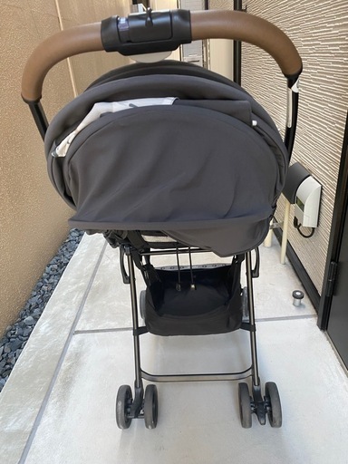 Aprica カルーンエアー メッシュ AB 折りたたみベビーカー グレー
