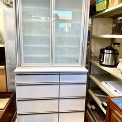 綾野製作所 AYANO 食器棚 大塚家具 サイレント引戸 中古 家具 買取 仙台 キッチンボード