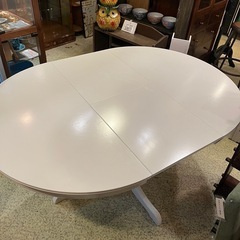 池上店】 IKEA イケア ダイニングテーブル 伸縮式 伸長式 テーブル