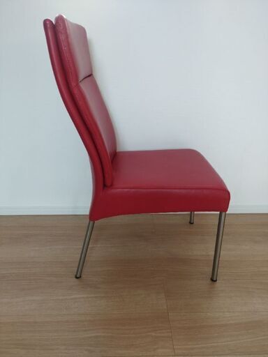 美品・お届けも可能です】チェア/いす/ダイニングチェア/ハイバック