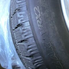 BLIZZAK VRX2◆スタッドレスタイヤ 205/65R16【4本】\'21年製★ブリヂストン 5穴★社外アルミ 16×6.5J