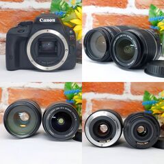 【美品】Canon EOS Kiss X7 ダブルレンズキット 超軽量✨手ぶれ補正機能付