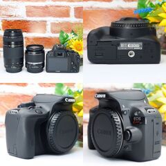 【美品】Canon EOS Kiss X7 ダブルレンズキット 超軽量✨手ぶれ補正機能付