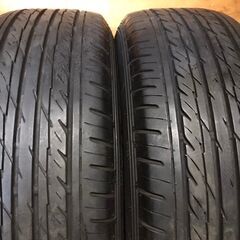 ☆バリ溝☆ スチールホイール　15インチ　6J　PCD114.3　5穴　ET約50　ハブ径約67　DUNLOP・GOODYEAH　2019・2023年　205/65R15