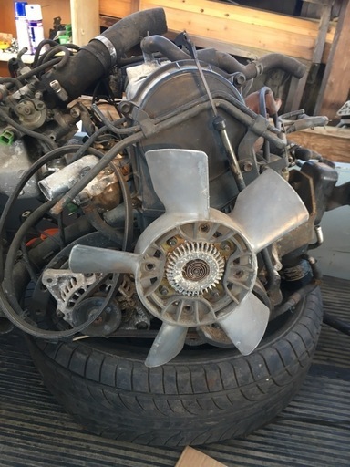 JA11後期 ジムニー エンジン ジムニー JA11 後期 5MTミッション 実働