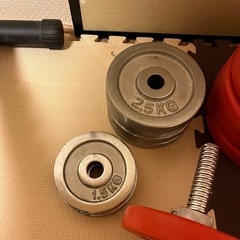 トレーニングベンチとダンベルセット　※直接取引限定