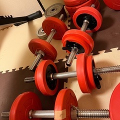 トレーニングベンチとダンベルセット　※直接取引限定