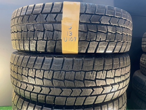 タイヤ代工賃全部込み! 165/65R15 ダンロップWM02 スダッレスタイヤ4本 