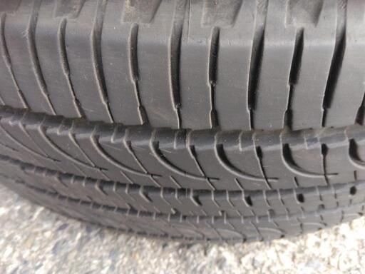 タイヤ代工賃全部込み! 225/60R17 ヨコハマ GEOLANDER SUV 中古タイヤ4  