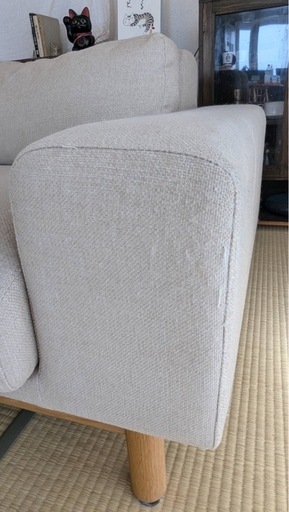 kanademono ソファ 2人掛け 2Pソファ ピンク シャークアタック