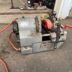 RIDGID ねじ切り機 パイプマシン モデル 1210 100v 610A 動作確認済み RIDGID ねじ切り機 パイプマシン モデル 1210 100v 610A 動作確認済み